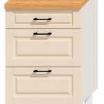 Corp inferior cu 3 sertare, L60cm, H86cm, A60cm