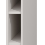 Corp inferior cu 2 polițe, L15cm, H86cm, A60cm