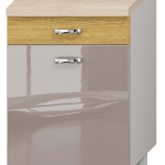 Corp inferior 1 ușă 1 sertar, 1 poliță, L60cm, H86cm, A60cm