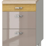 Corp inferior cu 3 sertare, L60cm, H86cm, A60cm