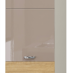 Corp înalt 2 uși pentru frigider incorporabil sau depozitare, 3 polițe, L60cm, H215cm, A60cm